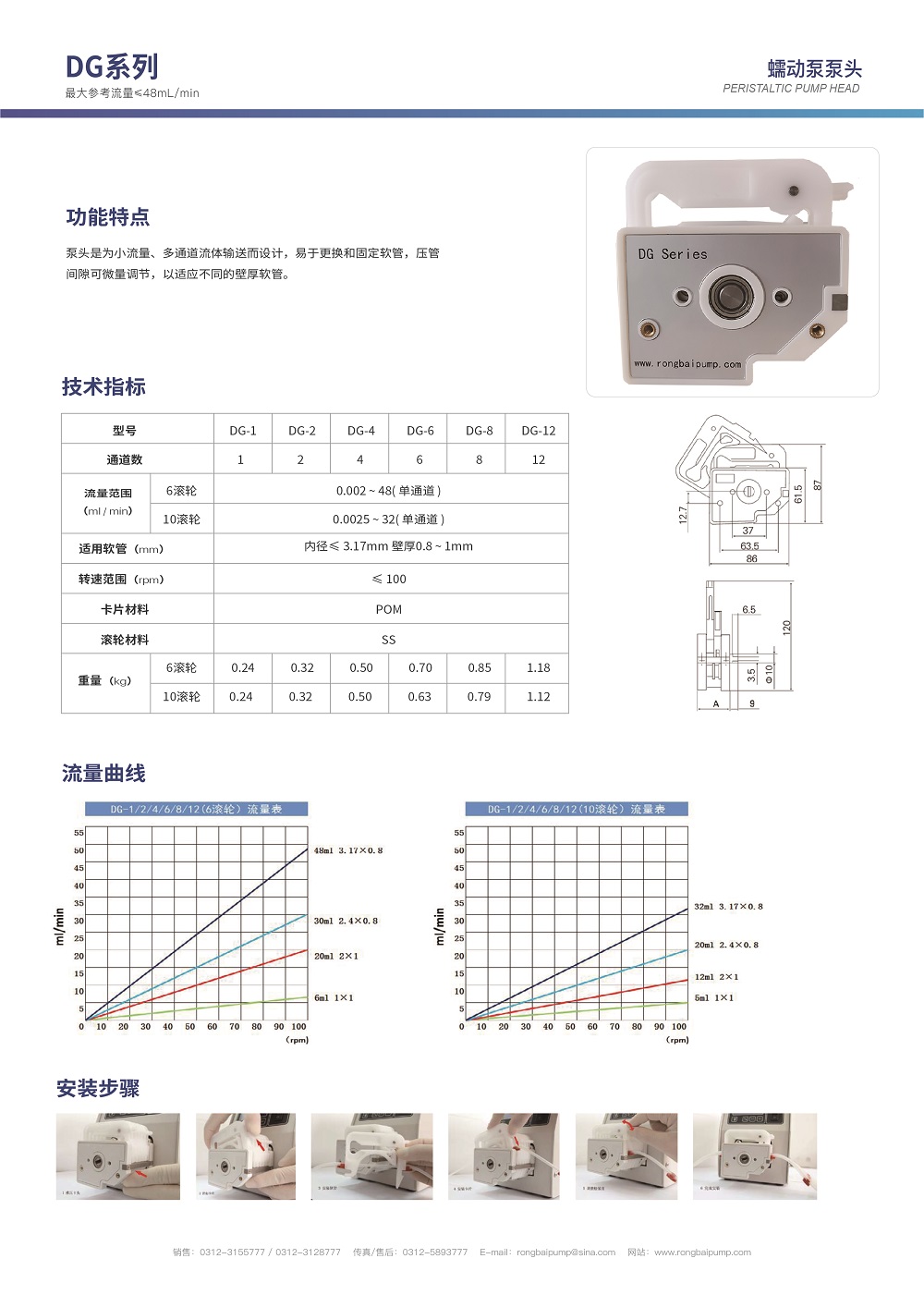 DG系列 1-12多通道小流量泵頭畫冊(cè)